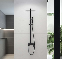 Aquatek Душевая система Либра AQ2640MB матовая черная – фотография-5