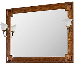 Водолей Мебель для ванной Дубэлла 120 орех – фотография-15