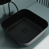 Esbano Раковина накладная Ercina-N 38.5 черная матовая