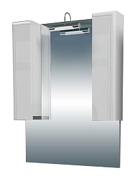  Зеркальный шкаф "Solo-III 76" белый – фотография-1