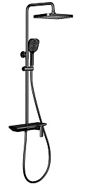 Gappo Душевая стойка G96 G2496-16 черная – фотография-1