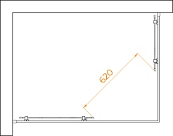 RGW Душевой уголок Passage PA-040 120x90 профиль хром стекло матовое сатинат – фотография-4