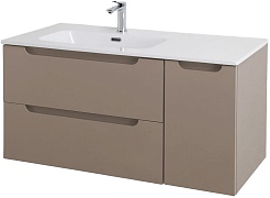 BelBagno Тумба под раковину Etna 100 L подвесная бежевая матовая – фотография-9