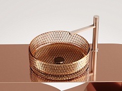 Ceramicanova Мебельная раковина Cristal 36 CN6058 бежевая – фотография-5