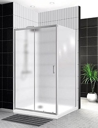 BelBagno Душевой уголок Uno 120/90 UNO-AH-1-120/90-P-Cr стекло текстурное – фотография-2