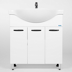 Viant Тумба с раковиной Милан 80 белая – фотография-3