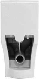 Azario Унитаз-моноблок Vally AZ-80687 безободковый с бачком с сиденьем микролифт белый – фотография-9