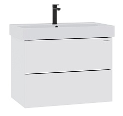 Onika Тумба под раковину Эсквана 80 подвесная белая – фотография-1