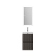 BelBagno Тумба с раковиной Uno mini 40 подвесная Темно-Серый матовый с раковиной BB-8099-3-40 – фотография-20