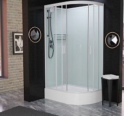 Frank Душевая кабина F412/1 L white – фотография-2