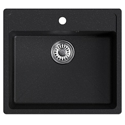 Mixline Мойка кухонная ML-GM15 ультра-черная – фотография-1