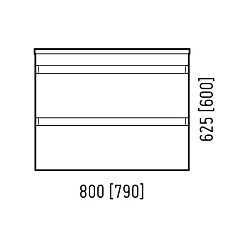 Corozo Тумба с раковиной Алабама 80 Z2 белая – фотография-2