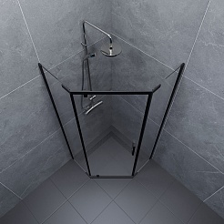 Triton Душевой уголок Дека-Блэк 100/100 Щ0000062934 – фотография-3