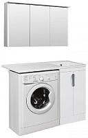 Runo Мебель для ванной Лира 105 L белая