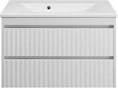 Brevita Тумба с раковиной Balaton 90 белая