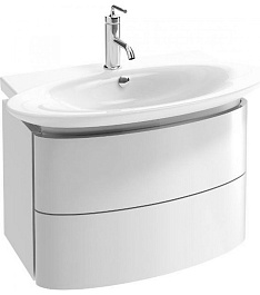 Jacob Delafon Тумба с раковиной "Presquile 80" белая – фотография-1