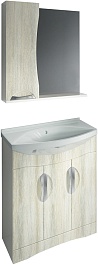 Какса-а Мебель для ванной "Каприз 75" L дуб – фотография-1