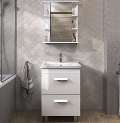 Vigo Мебель для ванной Nova 2-600 белая – фотография-1