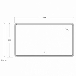Cezares Зеркало Duet 140 – фотография-4
