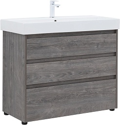 Aquanet Мебель для ванной Nova Lite 100 дуб рошелье – фотография-2