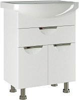 Mixline Тумба с раковиной Этьен 65 белая