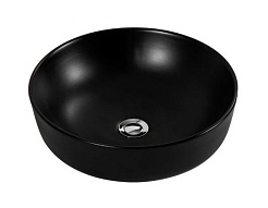 Aquatek Накладная раковина Европа 41 AQ5558-MB матовая черная – фотография-1