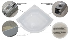 Triton Душевой поддон ПД24 88х88 – фотография-6