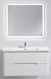 BelBagno Тумба с раковиной SOFT 1000 Bianco Frassinato – фотография-2