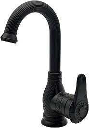 Milacio Смеситель для раковины Vitoria MC.506.BL черный матовый – фотография-1