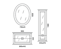 Мебель для ванной комнаты Milarita 90 – фотография-2