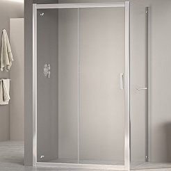 RGW Душевой уголок Passage PA-76-1 (PA-016 + Z-060-2) 170x80 профиль хром стекло прозрачное – фотография-1