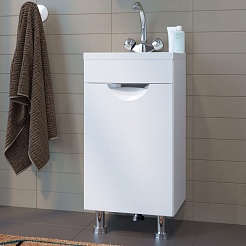 Mixline Тумба под раковину Этьен 40 R белая – фотография-4