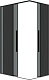 Grossman  Душевой уголок Galaxy 90x80x195 профиль черный матовый стекло тонированное – фотография-13