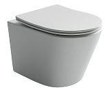 Ceramicanova Подвесной унитаз Balearica Rimless CN6000MW белый матовый