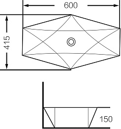 Grossman Раковина накладная 60 GR-3030 белая – фотография-4