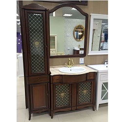 Opadiris Мебель для ванной Виктория 90 светлый орех – фотография-5