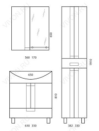  Зеркальный шкаф "Epica" – фотография-5