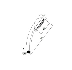 Iddis Душевая лейка 0403F00i18 3-режимная  – фотография-2