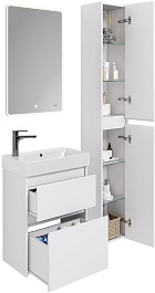 Dreja Мебель для ванной Slim 55 подвесная белая – фотография-4