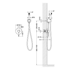 Timo Смеситель для душа Saona 2389/03SM – фотография-3