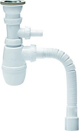 Wirquin Сифон Минор с отводом для стиральной машины – фотография-1