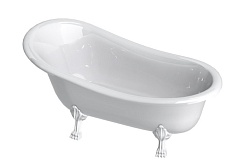 Astra-Form Ванна РОКСБУРГ, литой мрамор, ножки хром – фотография-2