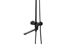 Aquatek Душевая стойка Ника AQ2840MB черный матовый – фотография-3