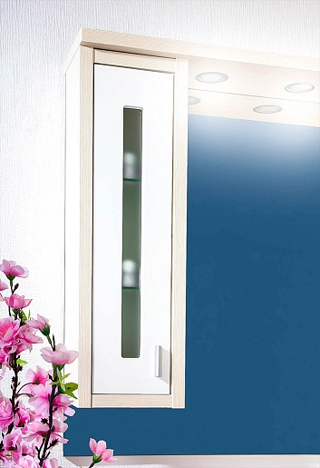 Бриклаер Мебель для ванной Бали 75 L светлая лиственница – фотография-4