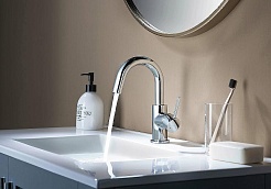 Aquatek Смеситель для раковины Европа AQ1307CR хром – фотография-2