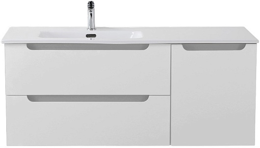 BelBagno Тумба с раковиной Etna 120 L подвесная белая матовая – фото-1