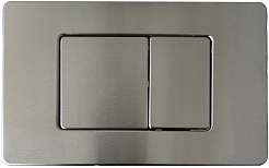 Ceruttispa Клавиша смыва CR03BS матовая сталь – фотография-1