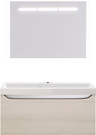 Aqwella Мебель для ванной Верона 80 акация – фотография-1