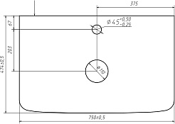 Velvex Тумба под раковину Luna 80 подвесная белая – фотография-12