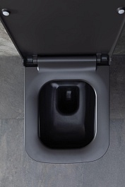 Allen Brau Чаша подвесного унитаза Infinity 4.21011.AN антрацит – фотография-26